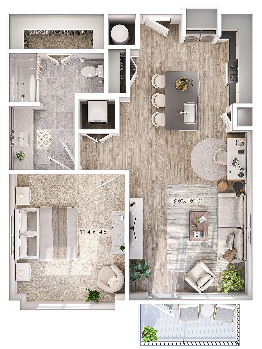 Floor plan A1A