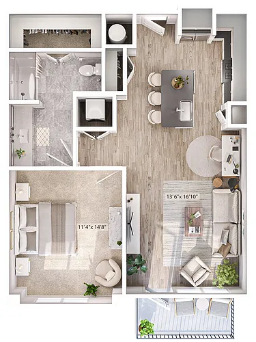 Floor plan A1A