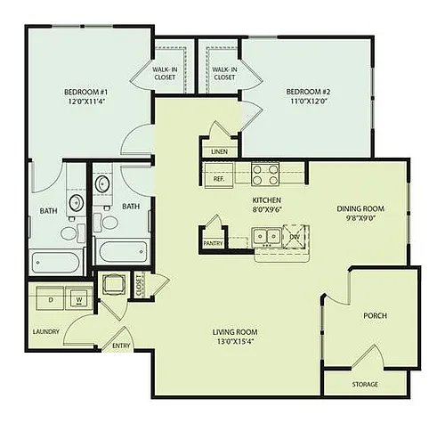 Floor plan B2