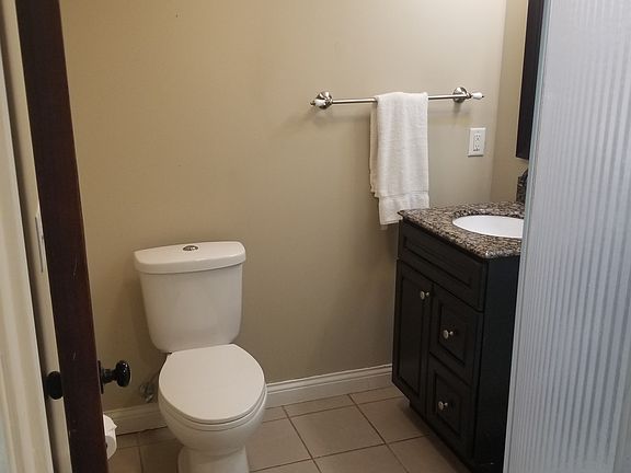 3/4 bath is clean and functional.