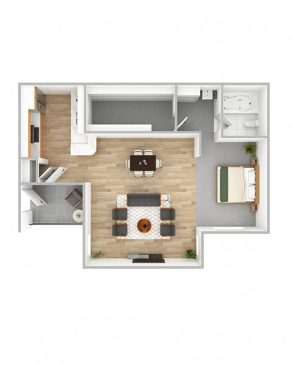 Floor plan E1