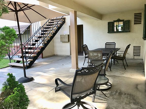 Stairs to Apartment and Courtyard