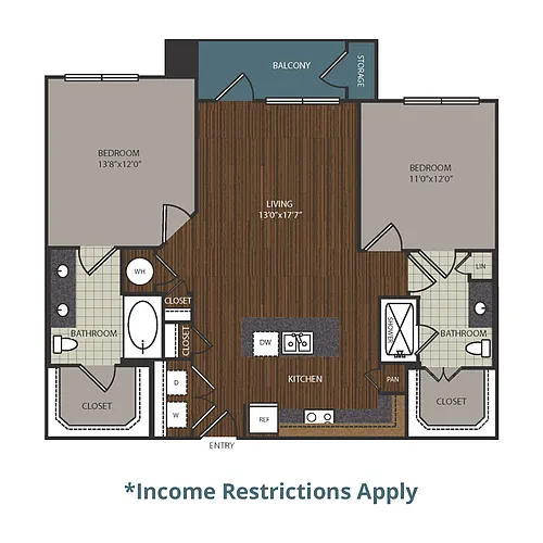 Floor plan B1-2P6