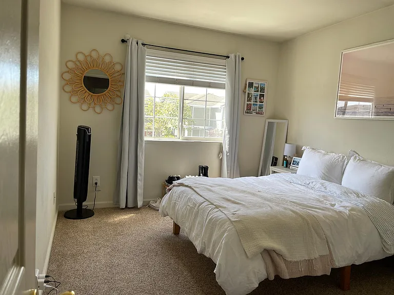 Bedroom above garage