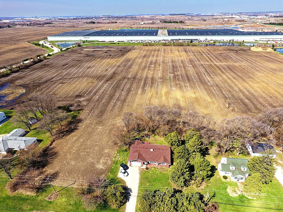 Aerial view looking west towards Dollar Tree Distribution Center.