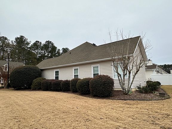 Side of the house along the street side.