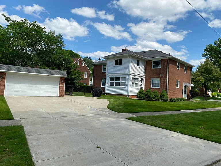 Driveway, Garage, and Back of Unit