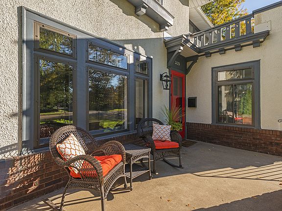 Rare open front porch