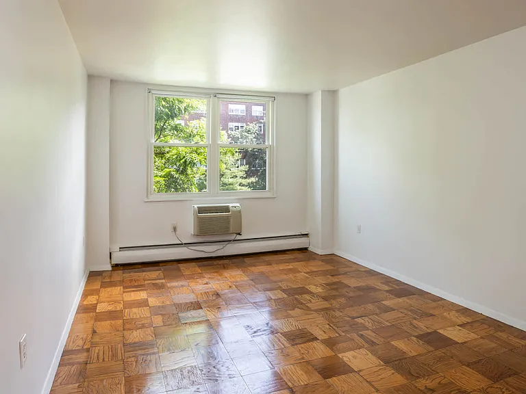 Bedroom with Parquet Flooring