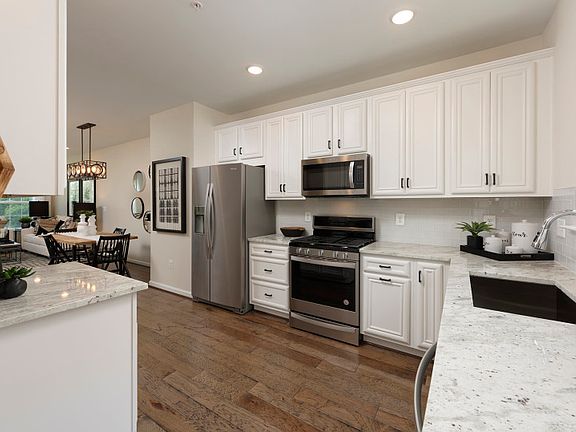 Kitchen with Granite Countertops and Stainless Steel Appliances
