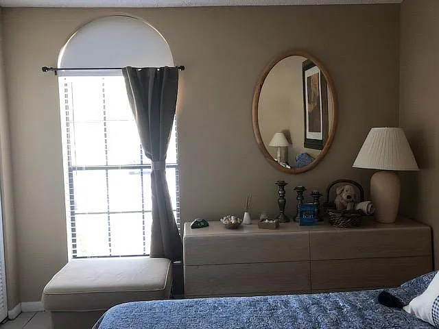 Window view bedroom.