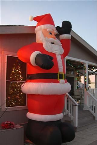 Santa & House