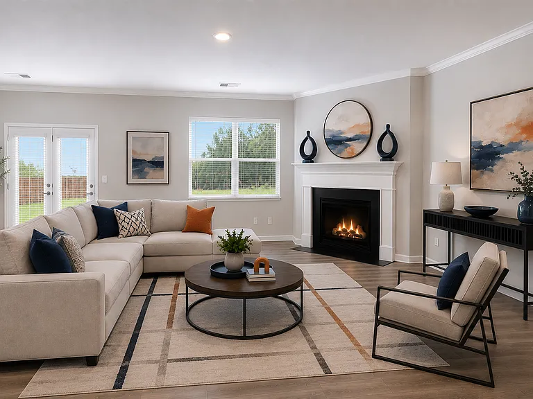 Family Room - Virtually Staged