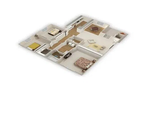 Floor plan 3 Bed 1.5 Bath