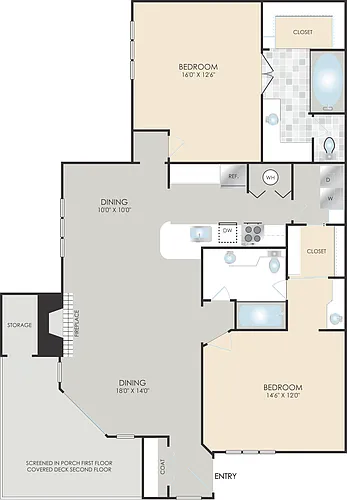 Floor plan Claiborne