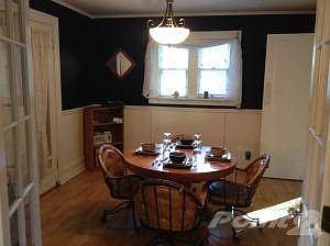 Dining room from living room french door