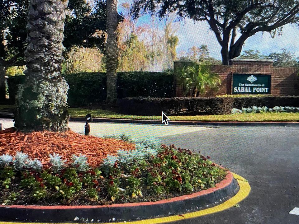 Residences at Sabal Point Community Entrance