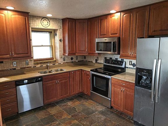 Kitchen with slate floors