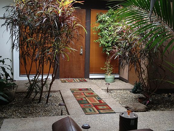 Looking towards entry
