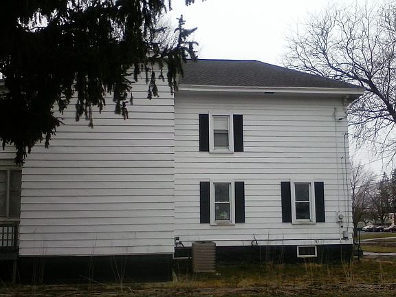 Left side of house