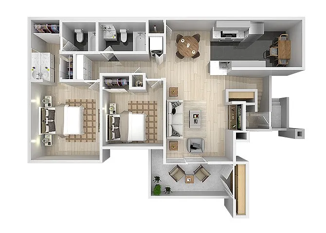 Floor plan B3