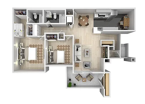Floor plan B3