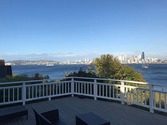 Sweeping views from the large deck off the kitchen/living room.
