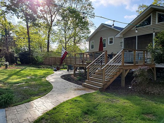 2021 Deck and Back Yard