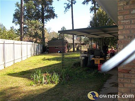 Back yard and covered patio