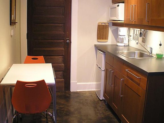 kitchen from the living room