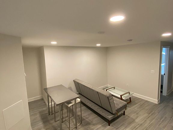 Living room and eat-in kitchen area