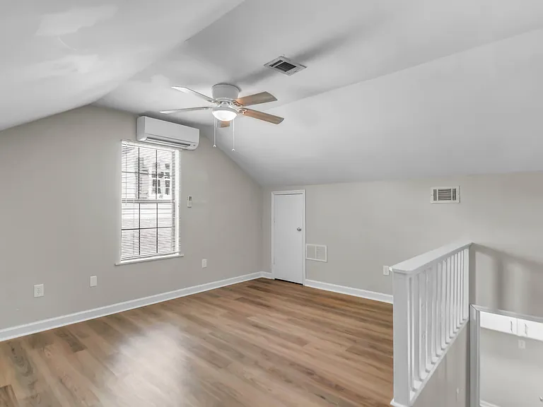 2nd floor Bedroom (finished room over garage) with 2 large closets