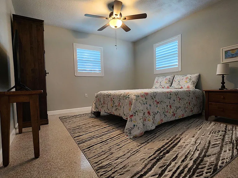 Master bedroom Previously staged