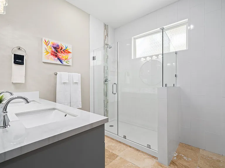 downtairs master bathroom