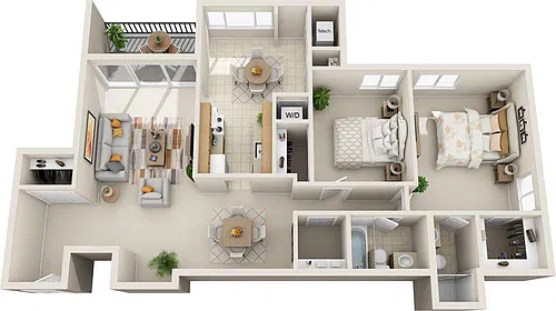 Floor plan Beckenham (PPF)