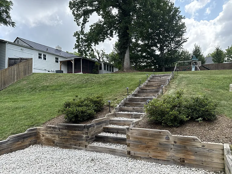 Fire pit/entertaining area