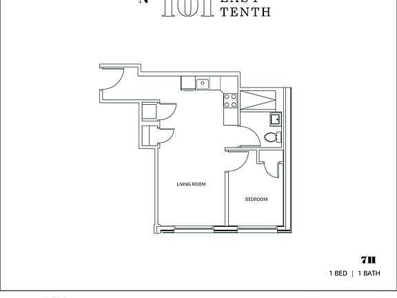 2nd image of 101 E 10th St #7-H