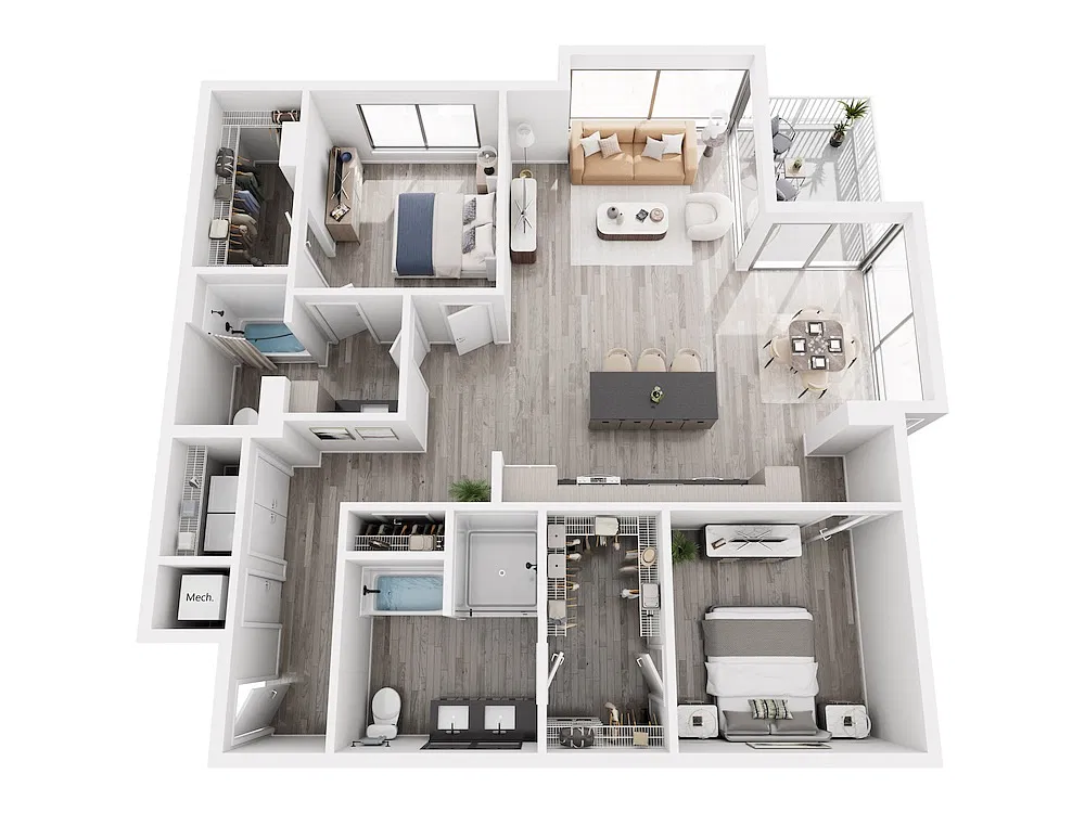 Floor plan B7