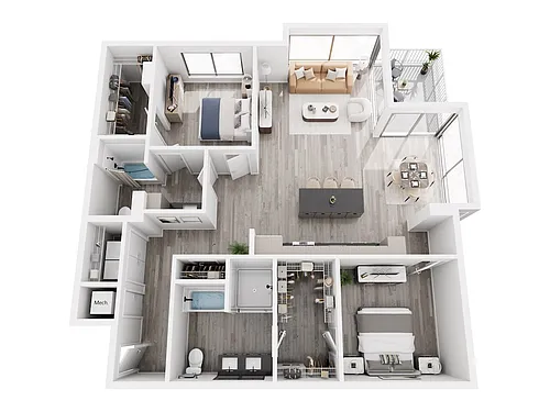 Floor plan B7