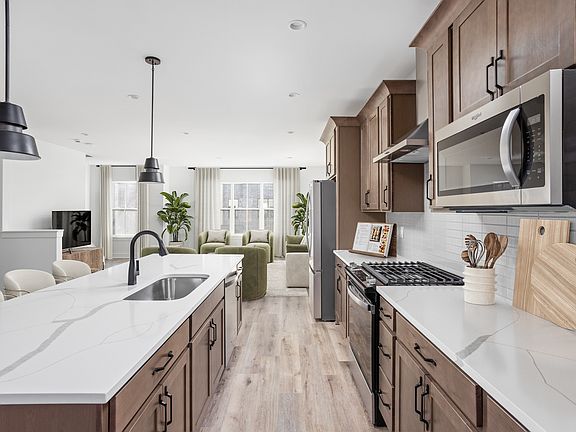 Seamless Kitchen and Living Layout
