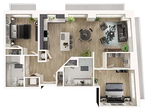 Floor plan B8