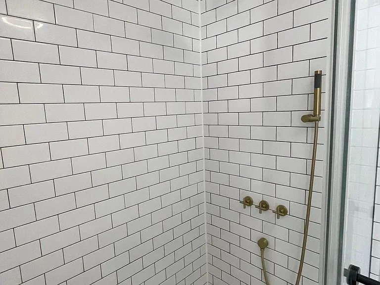Recently renovated bathroom