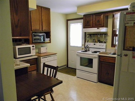 Kitchen with newer countert...