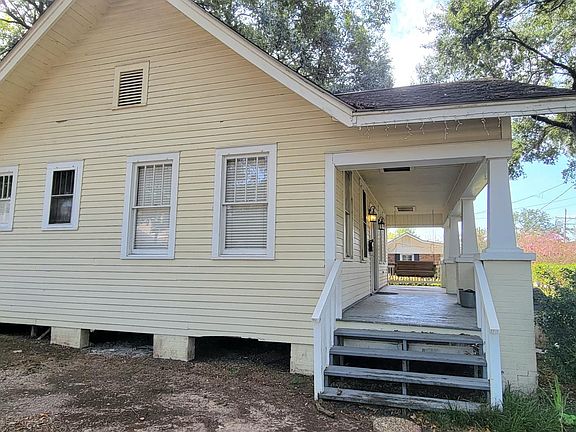Side yard and parking