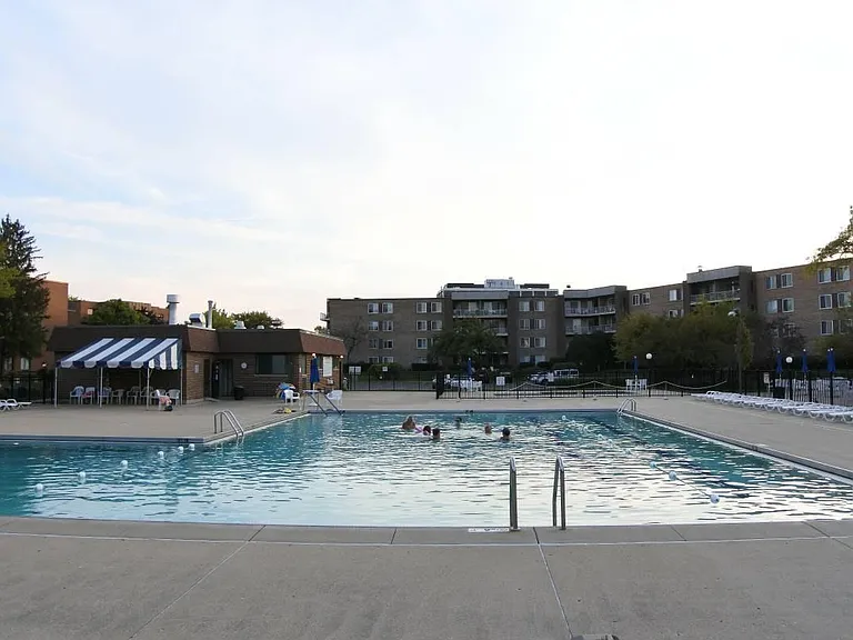 huge outside pool