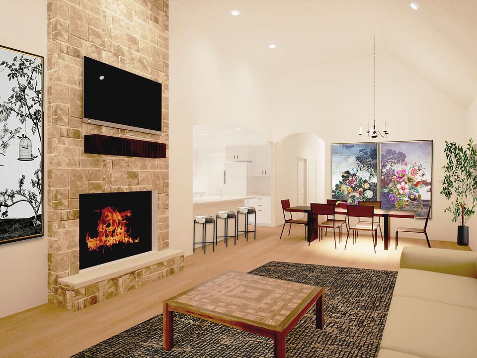 Abbey Plan C Fourplex Plan, The Abbey at Coffee Creek, Edmond, OK