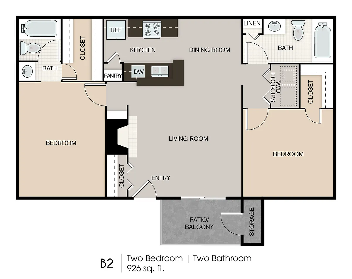 Floor plan B2