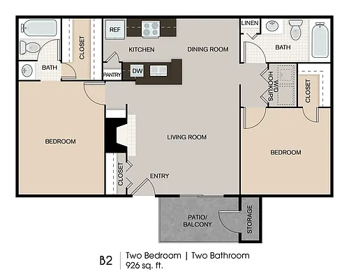 Floor plan B2