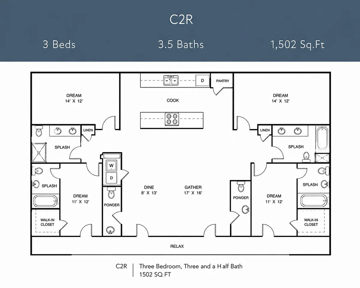 Floor plan C2R