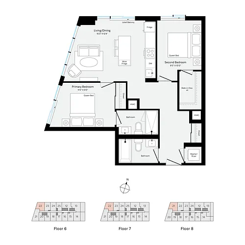 Floor plan E622